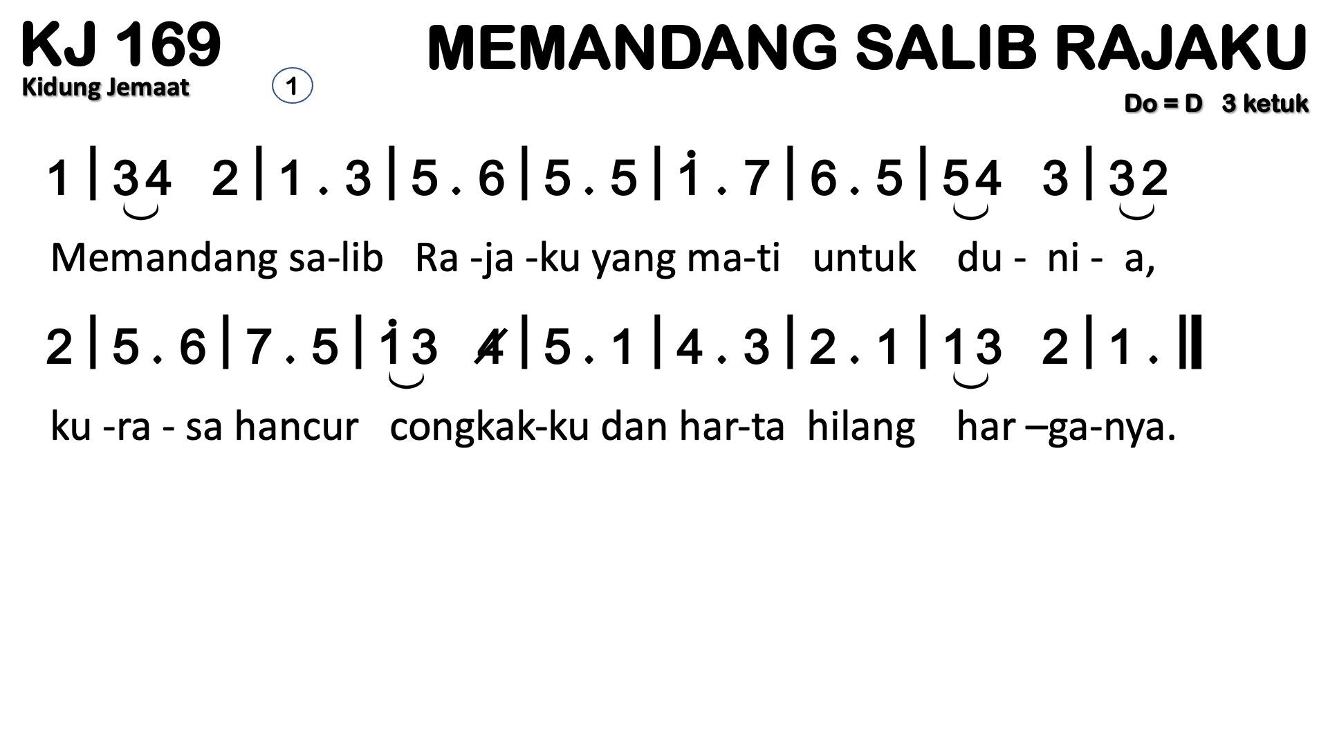 Partitur Chord KJ 169