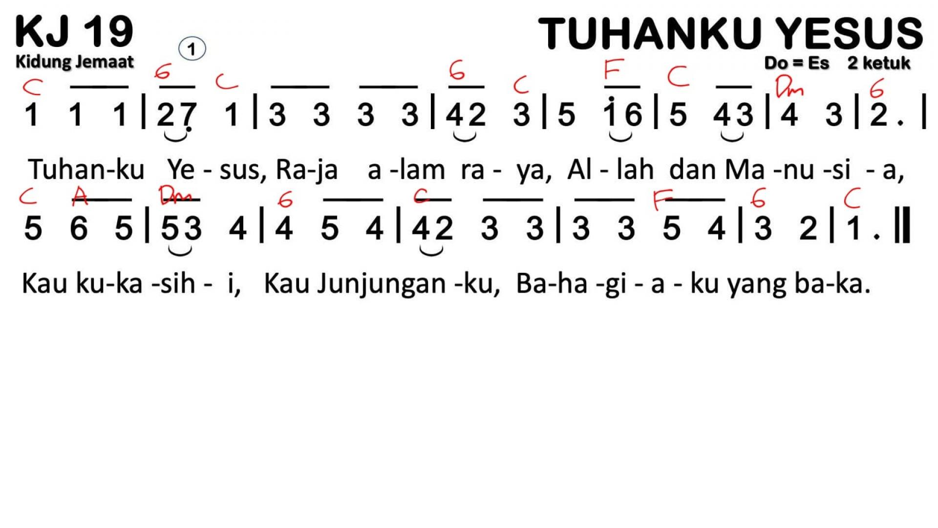Partitur Chord KJ 19