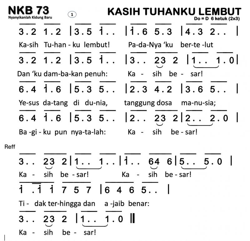 Partitur Polos NKB 73